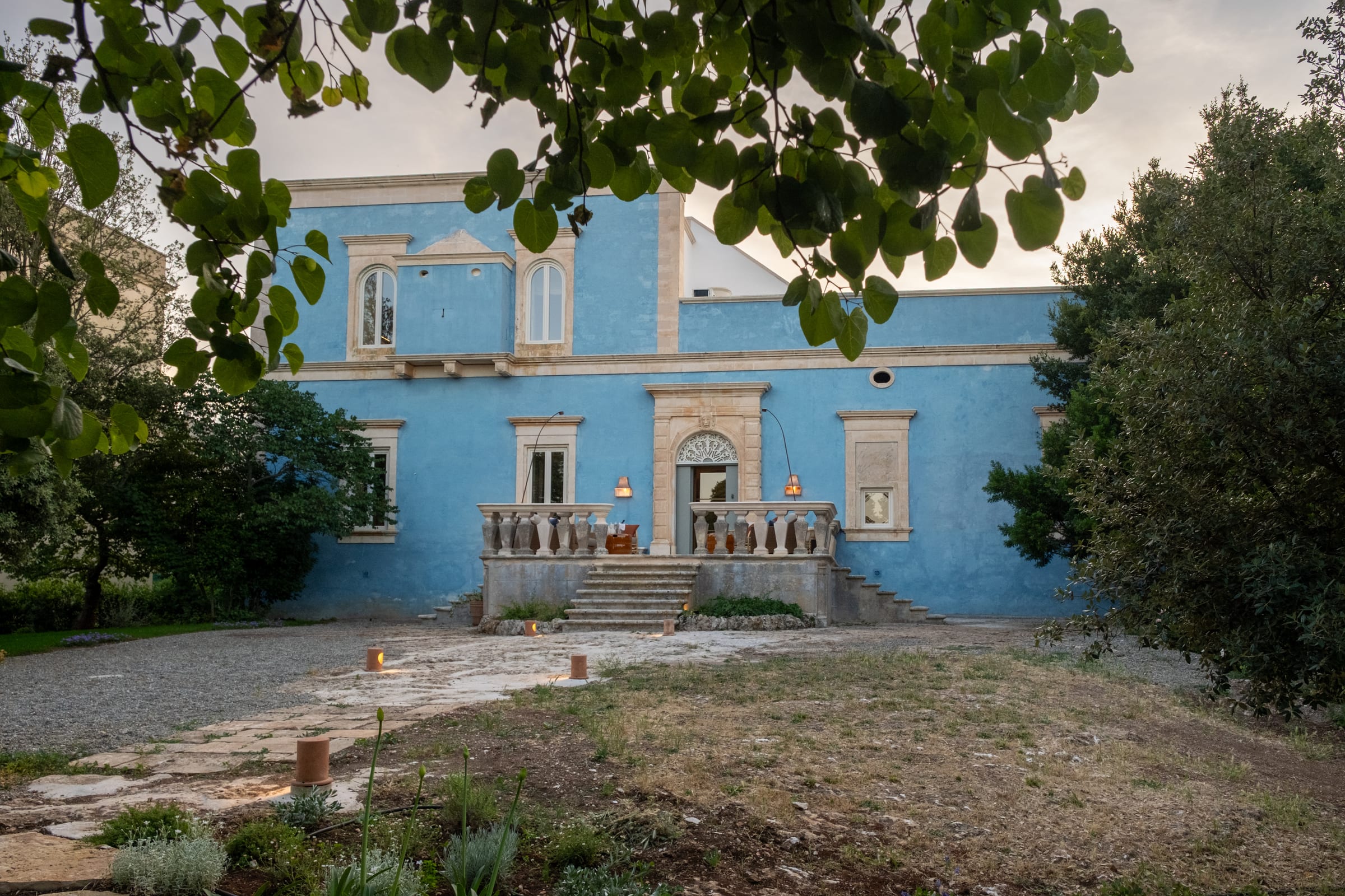 The Puglian countryside in clear daylight