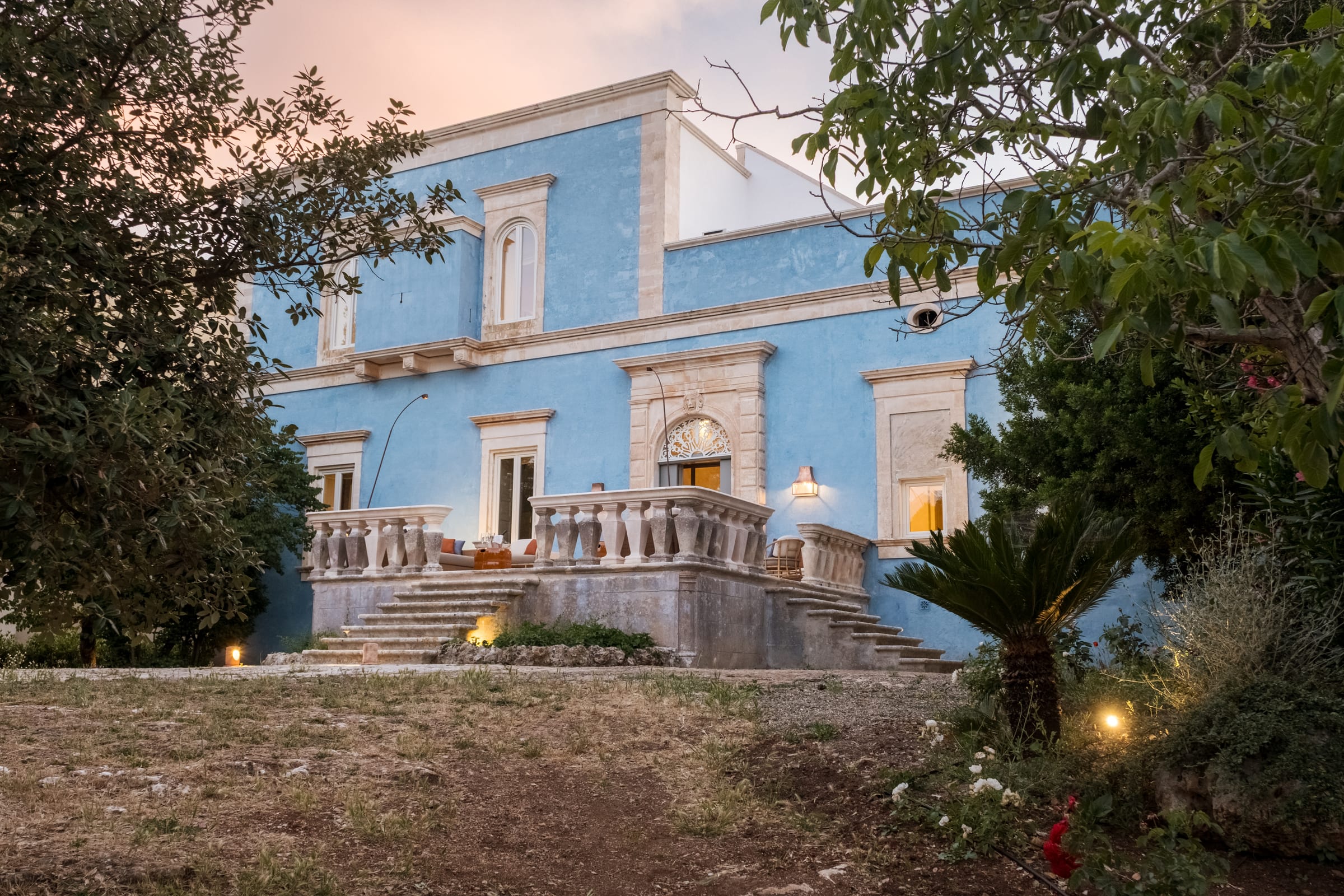 Martina Franca at twilight